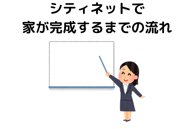 シティネットで家が完成するまでの流れ