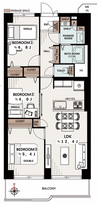 カネボウ町屋グリーンマンション